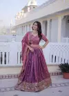 Ka 5066 Silk With Sequins & Zari Embroidered Work Lehenga With Blouse Dupatta Online Wholesale